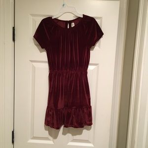 Gap kids velvety red (maroon) dress, size L(10)